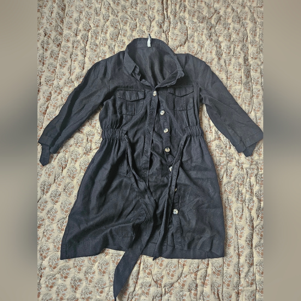 Women's Black Button-Up Jacket